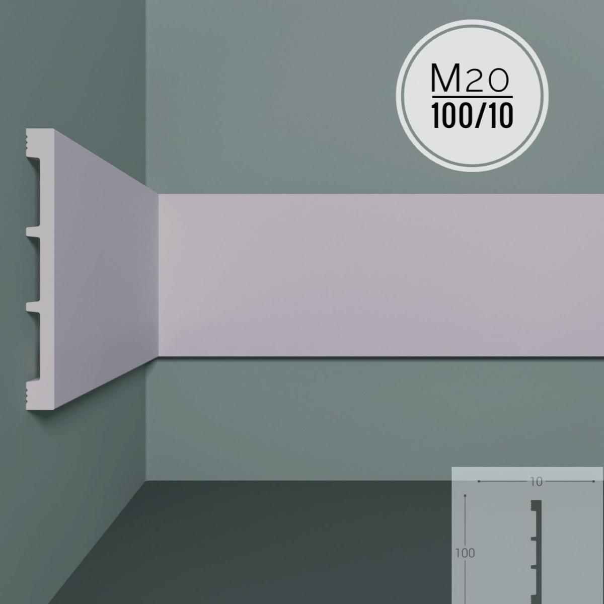Молдинг XPS POLYMER M 20 100/10  (22шт)