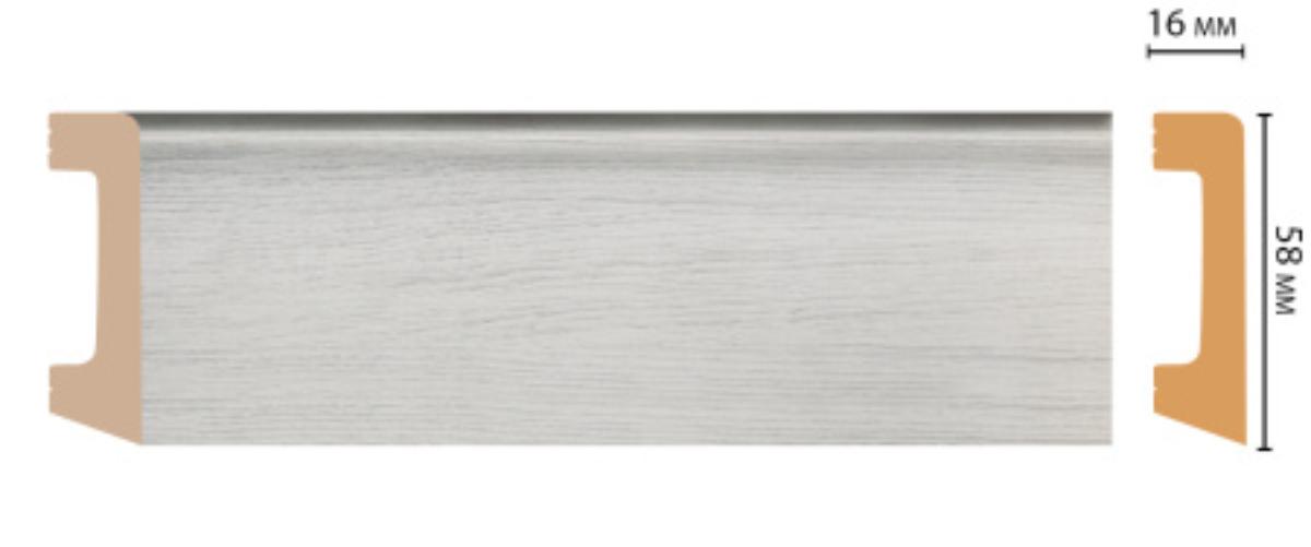 D234-84 плинтус DECOMASTER (15шт)