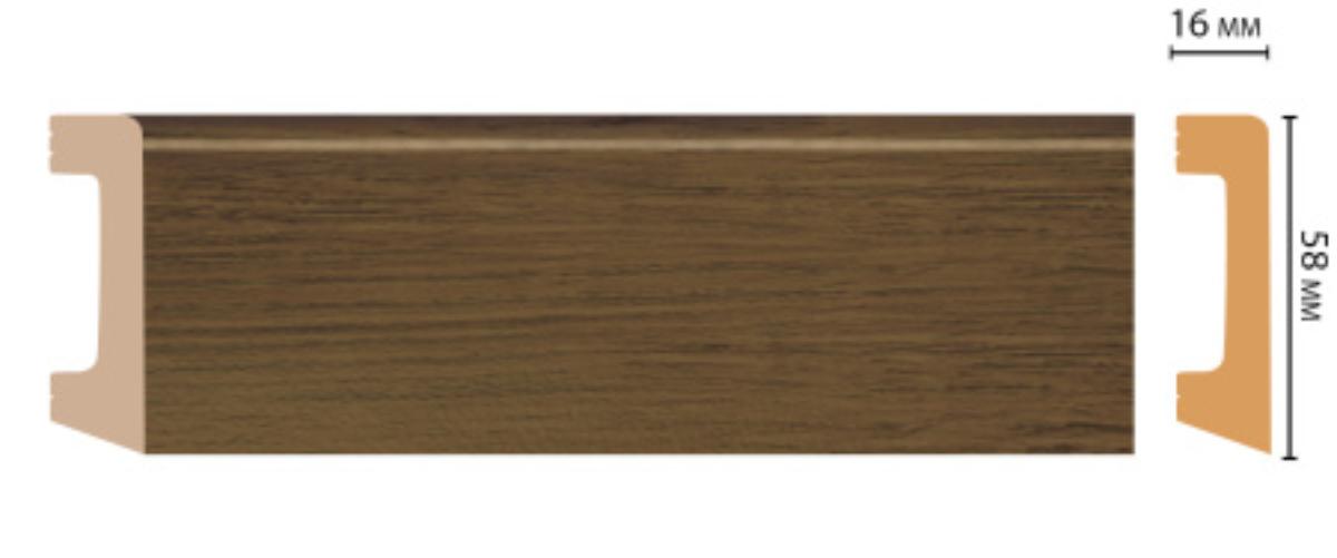 D234-88 плинтус DECOMASTER (15шт)