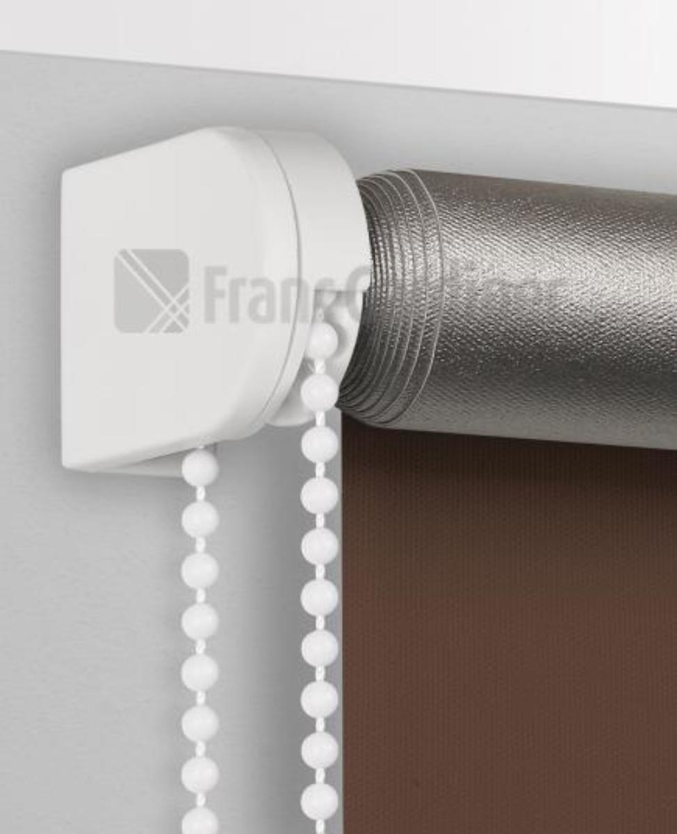Штора рулонная BlackoutSilver 80*160см шоколад 3014 (6шт)