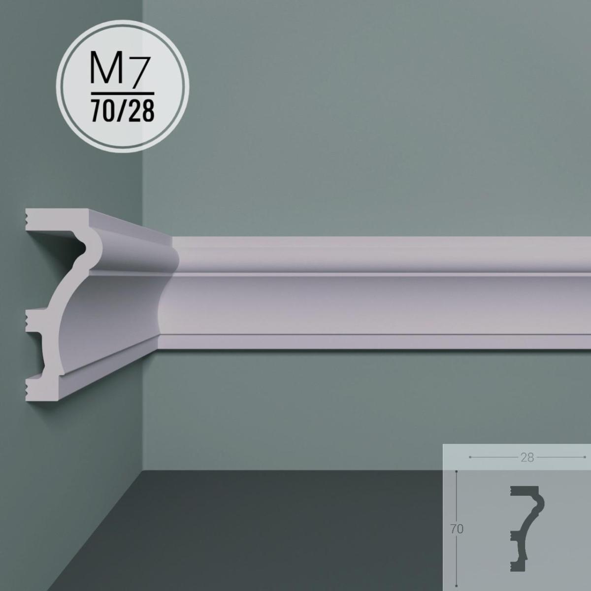 Молдинг XPS POLYMER M 7 70/28 (14шт)