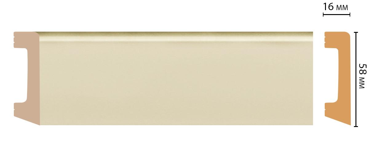 D234-61 плинтус DECOMASTER (15шт)