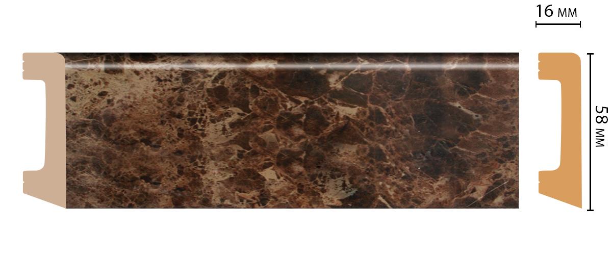 D234-713 плинтус DECOMASTER (15шт)