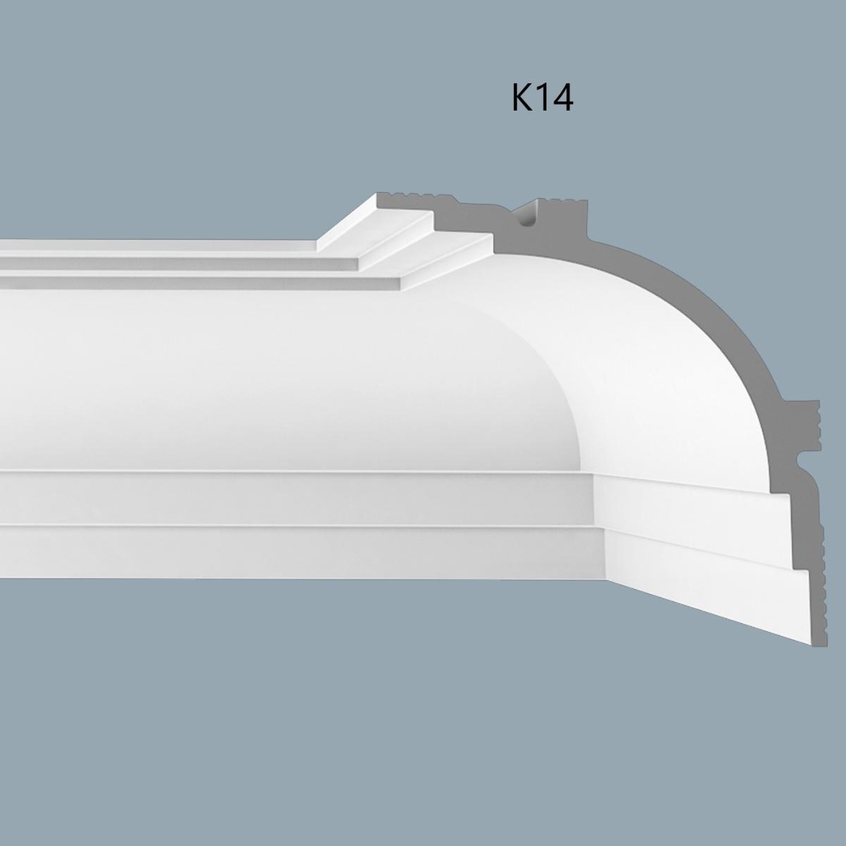 Карниз XPS POLYMER К14 110/110 (7шт)