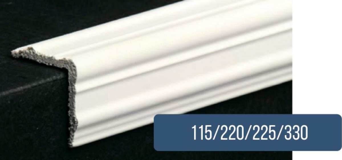 Угол №115 белый ПВХ 15*15*2,7м(60шт)