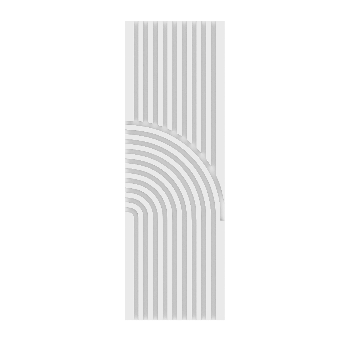 Композитная декоративная панель Decoplume Wave 8 (295*99*10мм)