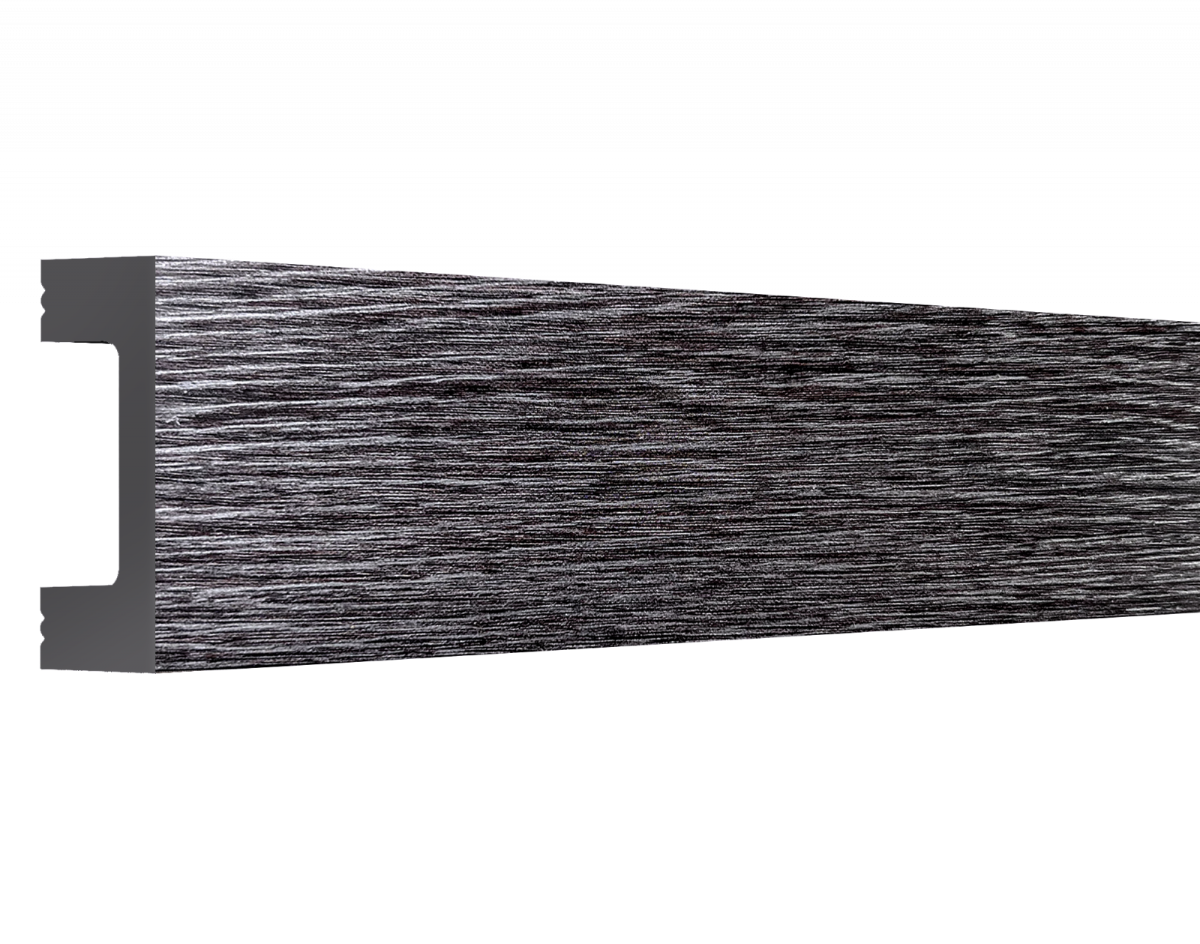 Молдинг  XPS МЛ18 Графитовый массив (40*15*2600) BELLO DECO(16шт)