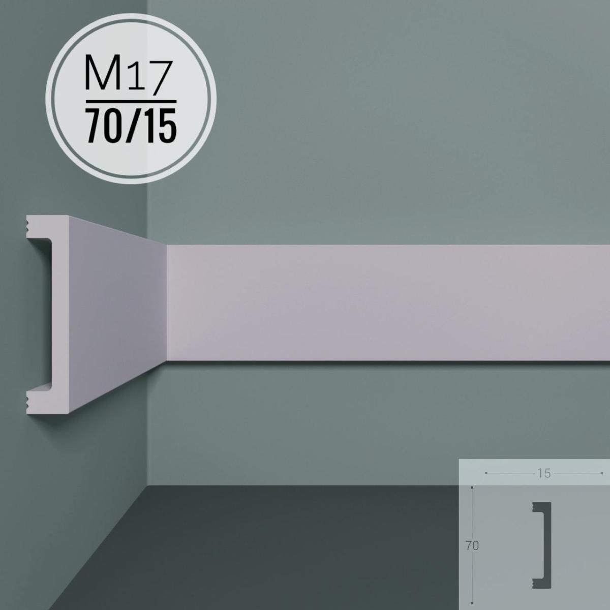 Молдинг XPS POLYMER M 17  70/15 (19шт)