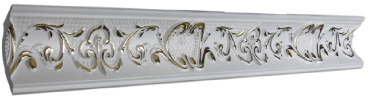 Плинтус потолочный GP-13 Gold  (16шт)