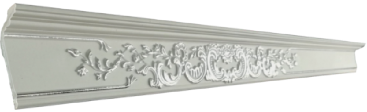Плинтус потолочный GP- 110 Silver(27шт)