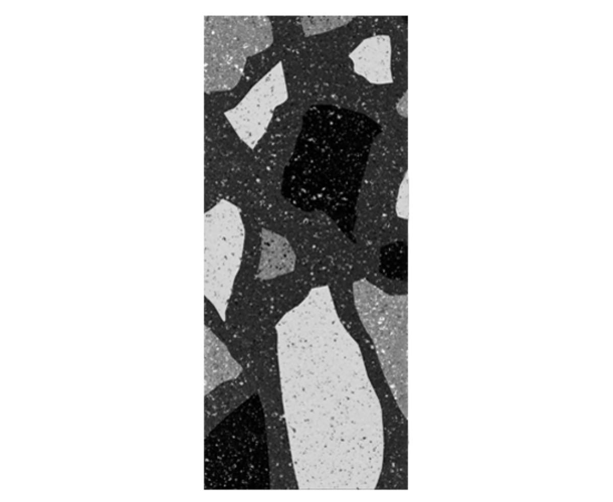 Панель (1200*2800*1мм)Terrazzo Grey №1 Глянцевое покрытие AURA FLEX(1шт)